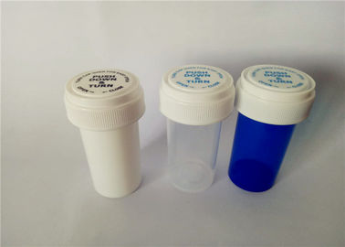 Cina Dispensary Colourful Reversible Cap Vial, Botol Resep Plastik Tahan Bau pemasok