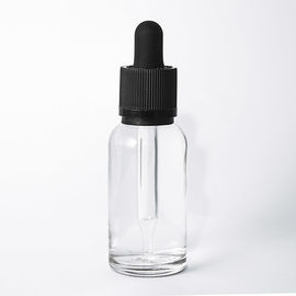 Cina Botol Clear Clear Glass Clear Oil Dropper Dengan Tutup Tahan Anak pemasok