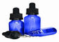 Botol Penetes Kaca Biru Portabel Multifungsi Ketahanan Tinggi Dengan Ketebalan Bahkan pemasok